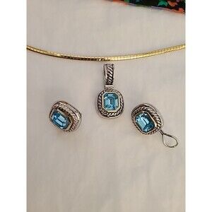 Vintage JOAN COLLINS Albion  Necklace & Earrings Set .DYNASTY EDITION 1987 Erica